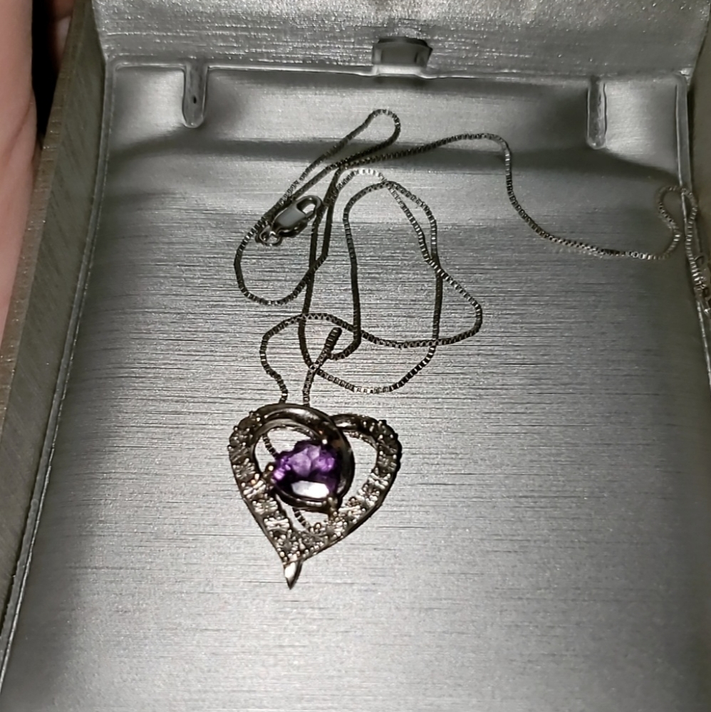 Zales heart necklace